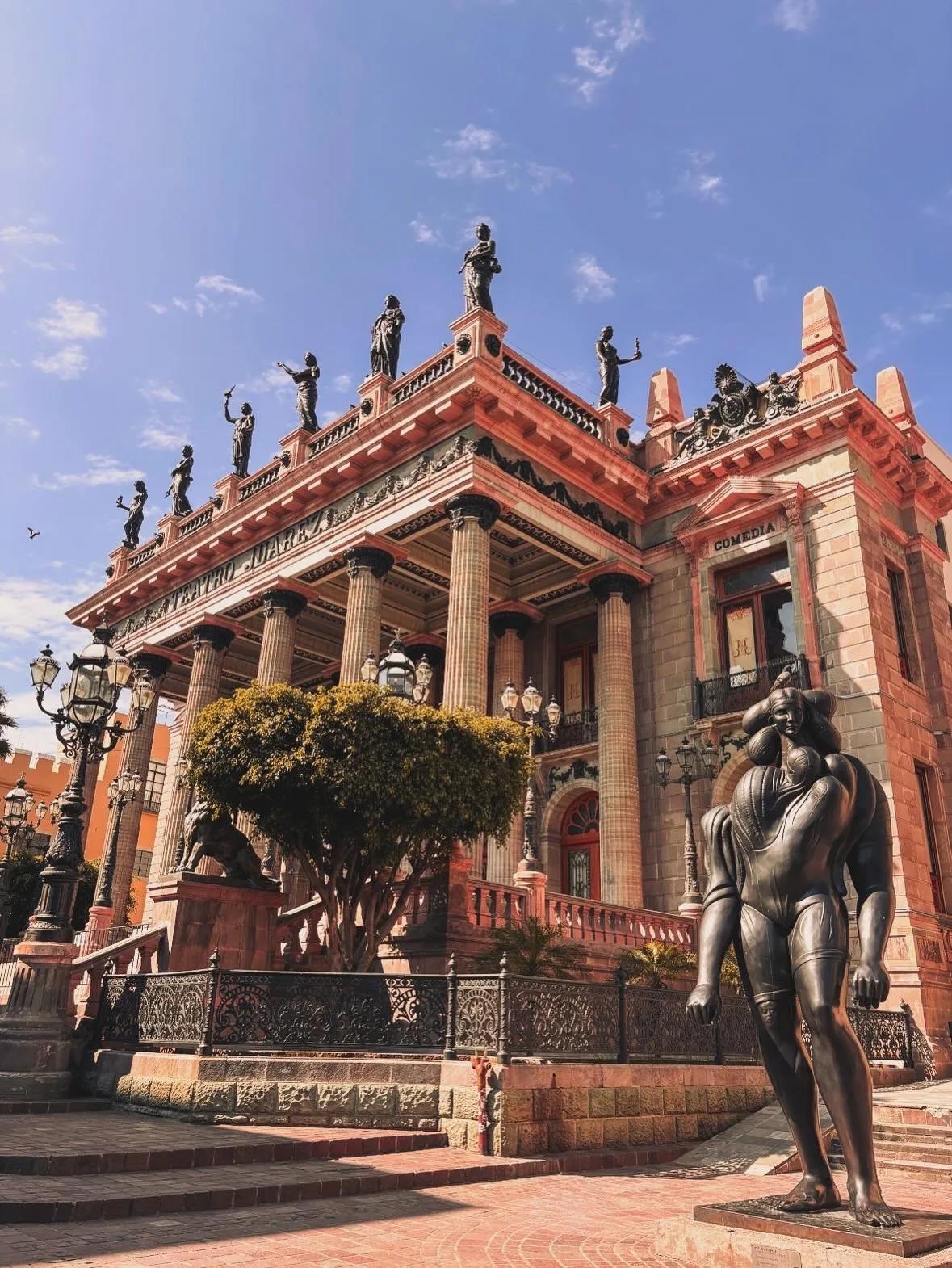 Teatro Juárez in Guanajuato, Mexico