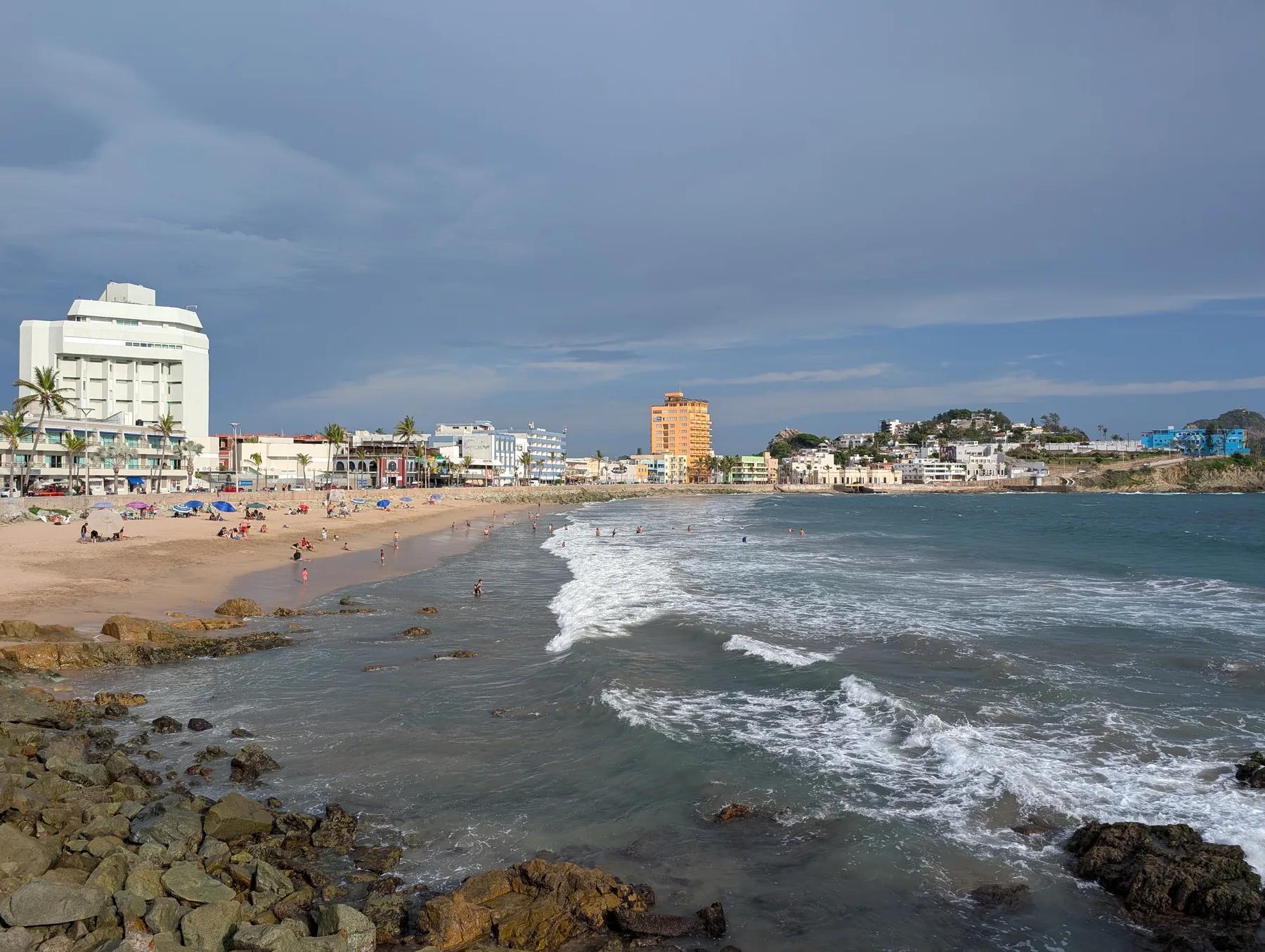 The waterfront in Mazatlán, Mexico